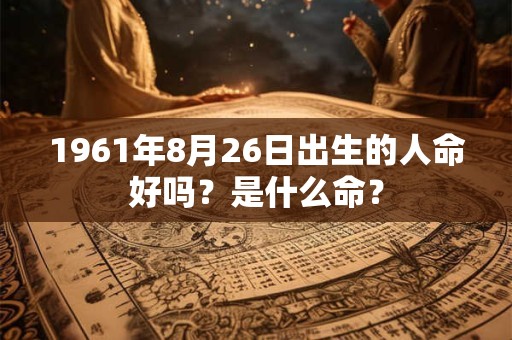 1961年8月26日出生的人命好吗？是什么命？