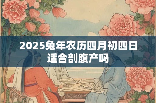 2025兔年农历四月初四日适合剖腹产吗
