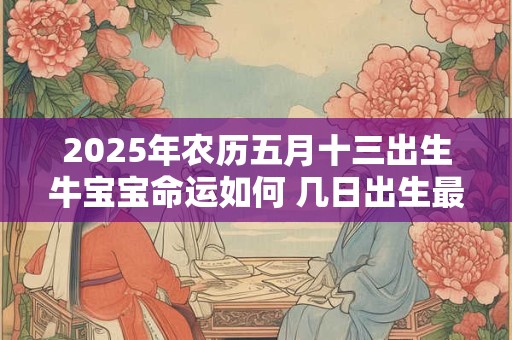 2025年农历五月十三出生牛宝宝命运如何 几日出生最好