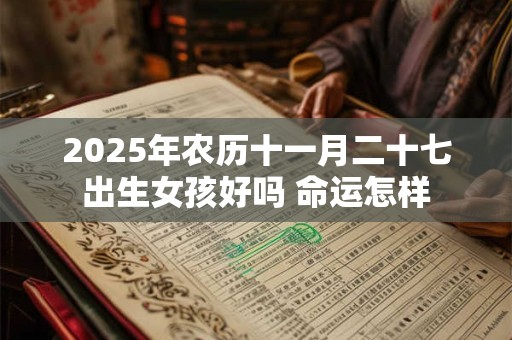 2025年农历十一月二十七出生女孩好吗 命运怎样
