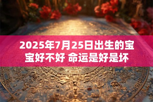 2025年7月25日出生的宝宝好不好 命运是好是坏 2025年7月25日出生的宝宝好不好 命运是好是坏