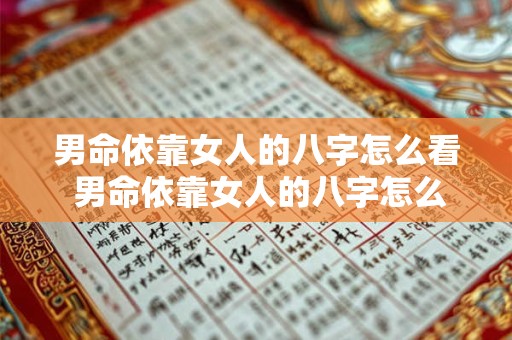 男命依靠女人的八字怎么看 男命依靠女人的八字怎么看婚姻