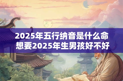 2025年五行纳音是什么命 想要2025年生男孩好不好