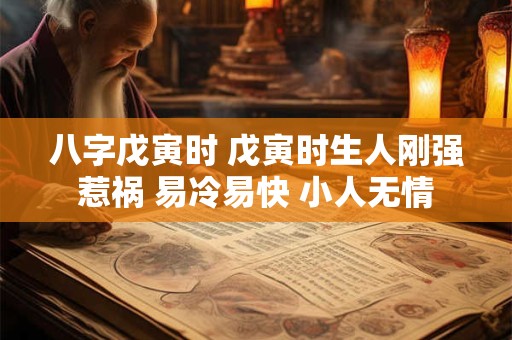 八字戊寅时 戊寅时生人刚强惹祸 易冷易快 小人无情