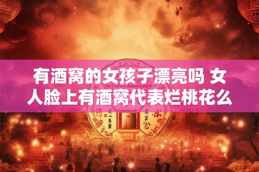 有酒窝的女孩子漂亮吗 女人脸上有酒窝代表烂桃花么
