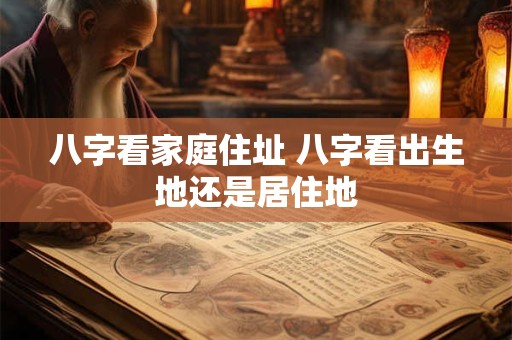 八字看家庭住址 八字看出生地还是居住地