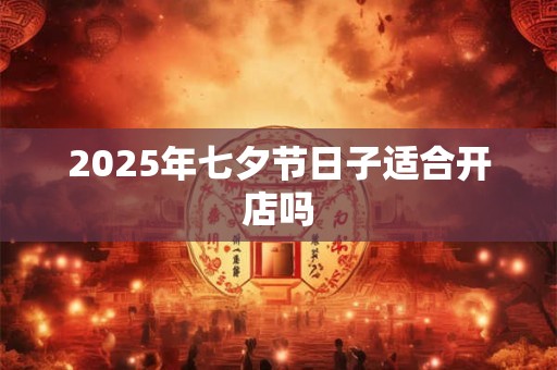 2025年七夕节日子适合开店吗