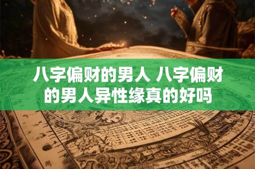 八字偏财的男人 八字偏财的男人异性缘真的好吗