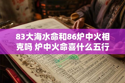 83大海水命和86炉中火相克吗 炉中火命喜什么五行