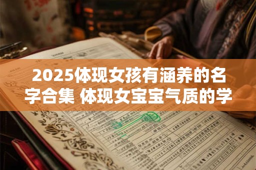 2025体现女孩有涵养的名字合集 体现女宝宝气质的学名