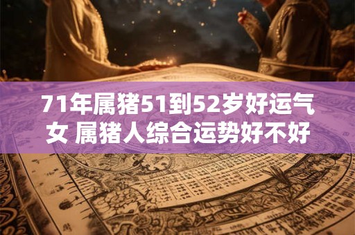 71年属猪51到52岁好运气女 属猪人综合运势好不好
