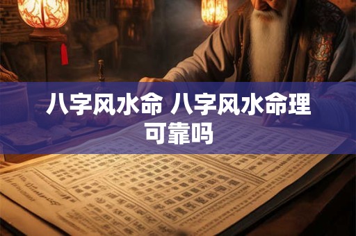 八字风水命 八字风水命理可靠吗