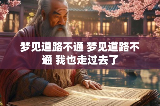 梦见道路不通 梦见道路不通 我也走过去了