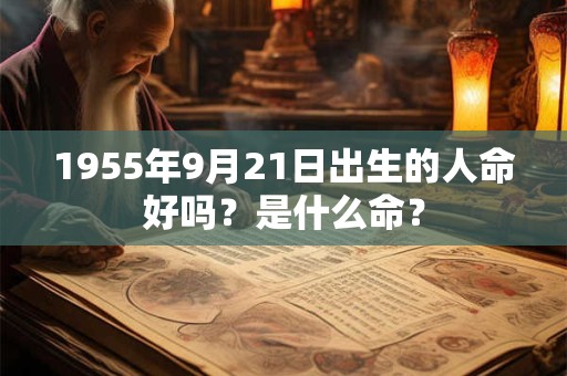 1955年9月21日出生的人命好吗？是什么命？