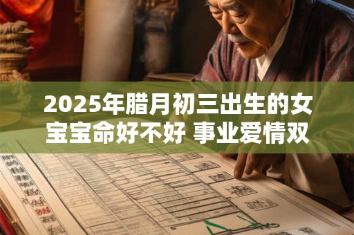 2025年腊月初三出生的女宝宝命好不好 事业爱情双丰收