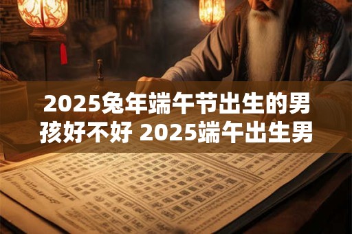 2025兔年端午节出生的男孩好不好 2025端午出生男孩命运