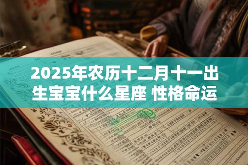 2025年农历十二月十一出生宝宝什么星座 性格命运怎么样