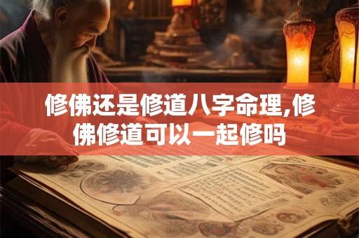 修佛还是修道八字命理,修佛修道可以一起修吗