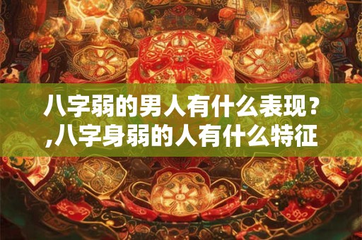 八字弱的男人有什么表现？,八字身弱的人有什么特征