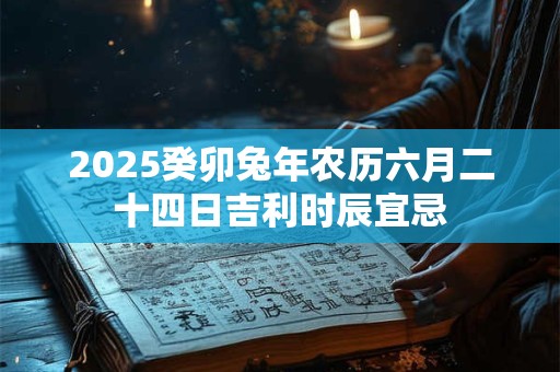 2026癸卯兔年农历六月二十四日吉利时辰宜忌
