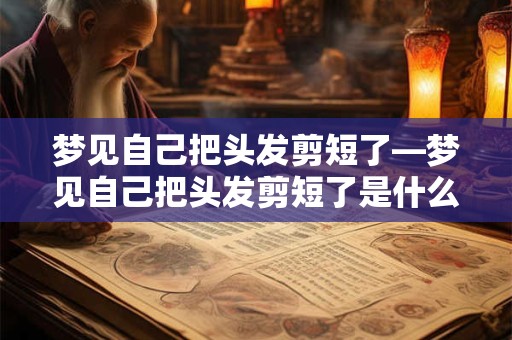 梦见自己把头发剪短了—梦见自己把头发剪短了是什么征兆 女人