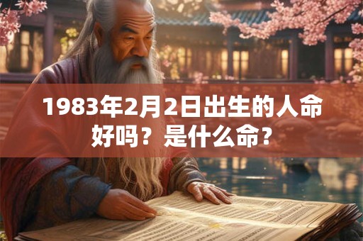 1983年2月2日出生的人命好吗？是什么命？