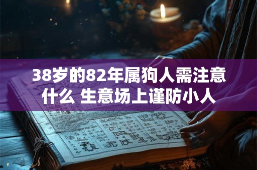 38岁的82年属狗人需注意什么 生意场上谨防小人