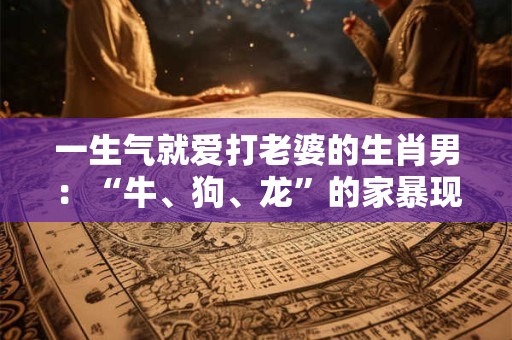 一生气就爱打老婆的生肖男：“牛、狗、龙”的家暴现象