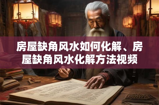 房屋缺角风水如何化解、房屋缺角风水化解方法视频