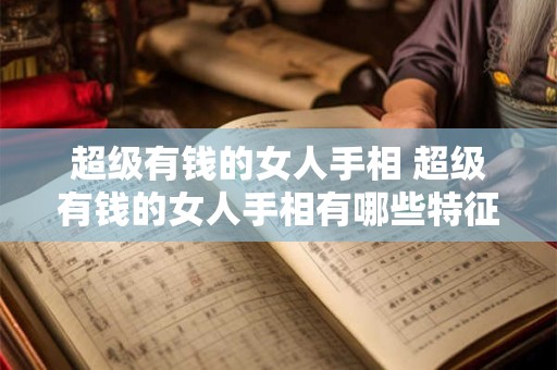 超级有钱的女人手相 超级有钱的女人手相有哪些特征