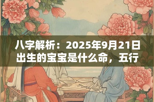 八字解析：2025年9月21日出生的宝宝是什么命，五行缺什么
