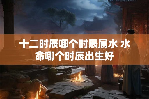 十二时辰哪个时辰属水 水命哪个时辰出生好 十二时辰哪个时辰属水 水命哪个时辰出生好