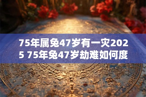 75年属兔47岁有一灾2025 75年兔47岁劫难如何度过
