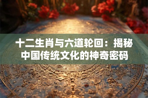 十二生肖与六道轮回:揭秘中国传统文化的神奇密码 十二生肖与六道轮回:揭秘中国传统文化的神奇密码