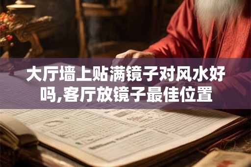 大厅墙上贴满镜子对风水好吗,客厅放镜子最佳位置