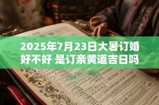 2025年7月23日大暑订婚好不好 是订亲黄道吉日吗