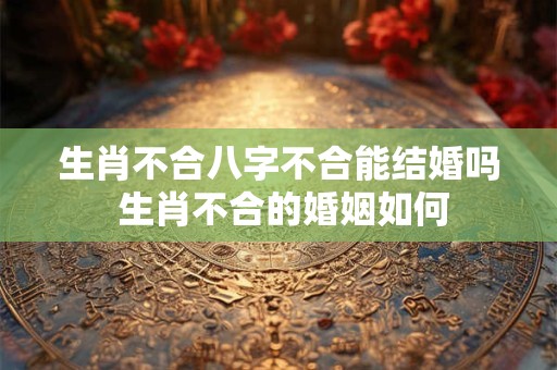 生肖不合八字不合能结婚吗 生肖不合的婚姻如何
