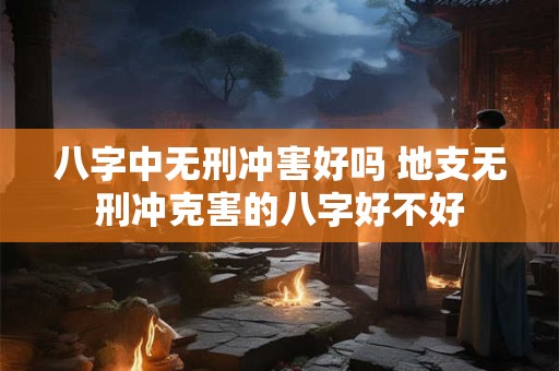 八字中无刑冲害好吗 地支无刑冲克害的八字好不好