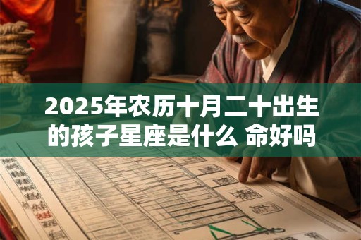 2025年农历十月二十出生的孩子星座是什么 命好吗