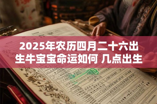 2025年农历四月二十六出生牛宝宝命运如何 几点出生最好