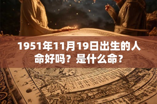 1951年11月19日出生的人命好吗？是什么命？