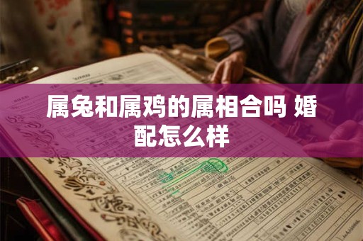 属兔和属鸡的属相合吗 婚配怎么样