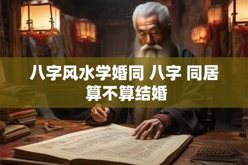 八字风水学婚同 八字 同居 算不算结婚