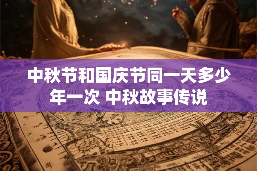 中秋节和国庆节同一天多少年一次 中秋故事传说