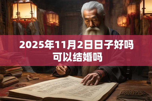 2025年11月2日日子好吗 可以结婚吗