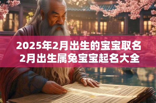 2025年2月出生的宝宝取名 2月出生属兔宝宝起名大全