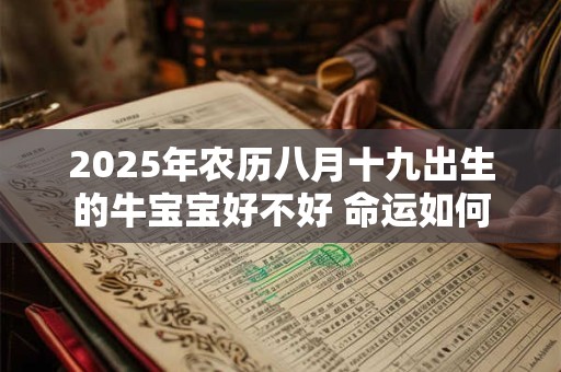 2025年农历八月十九出生的牛宝宝好不好 命运如何