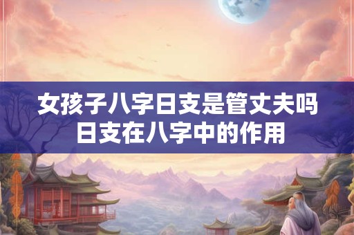女孩子八字日支是管丈夫吗 日支在八字中的作用