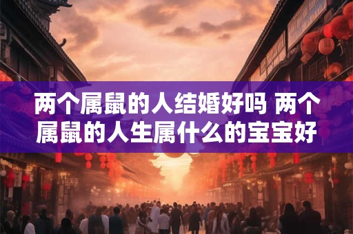 两个属鼠的人结婚好吗 两个属鼠的人生属什么的宝宝好