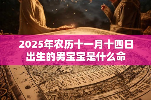 2025年农历十一月十四日出生的男宝宝是什么命